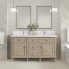 Lorelai 72" Double (Vanity Only Pricing) in Whitewashed Oak